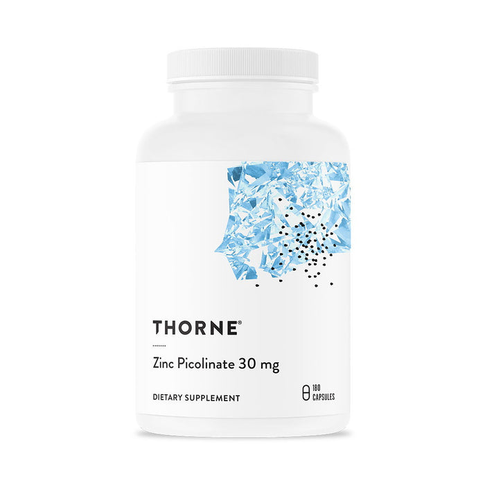 Thorne Zinc Picolinate 30 mg, 180 kapslar