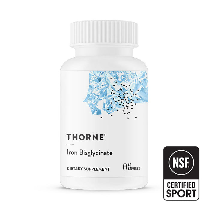 Thorne Iron Bisglycinate (NSF) 60 kapslar