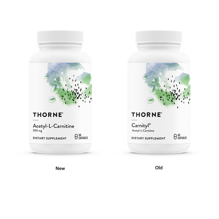 Thorne Acetyl-L-Carnitine (tidigare Carnityl (500 mg) 60 kapslar