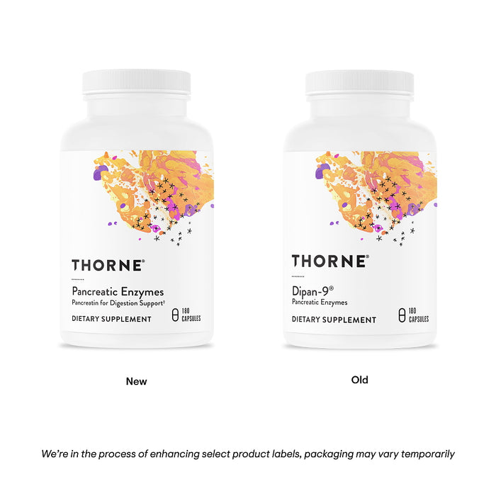 Thorne Pancreatic Enzymes (tidigare Dipan-9), 180 kapslar