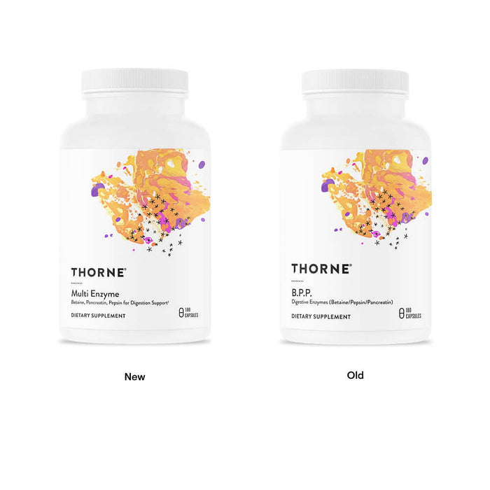 Thorne Multi Enzyme (tidigare B.P.P.) 180 kapslar