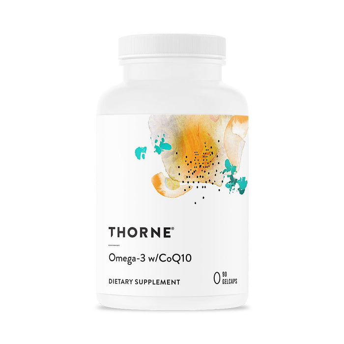 Thorne Omega-3 med CoQ10 90 gelkapslar