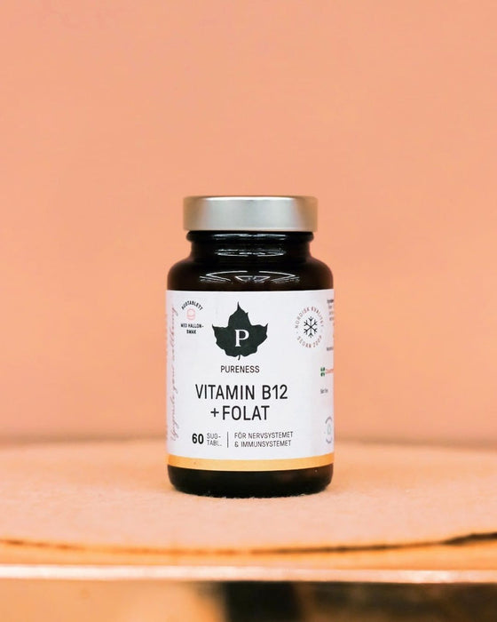 Pureness Vitamin B12 + Folat - 60 sugtabletter
