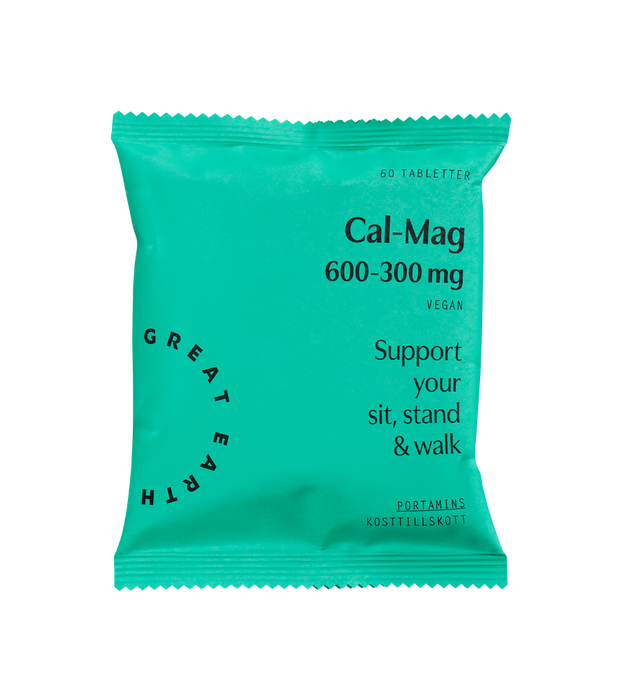 Great Earth Cal/Mag 600/300 mg refill 60 tabletter