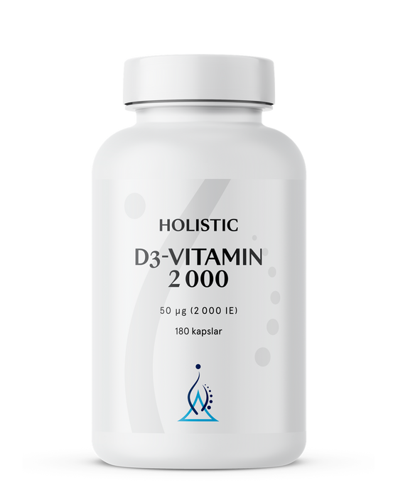 Holistic D3-vitamin 2000 180 kapslar