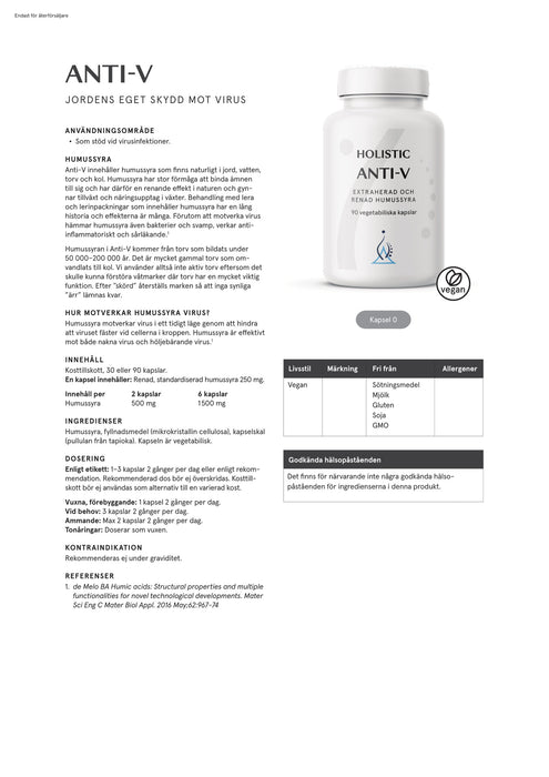Holistic Anti-V 90 kapslar