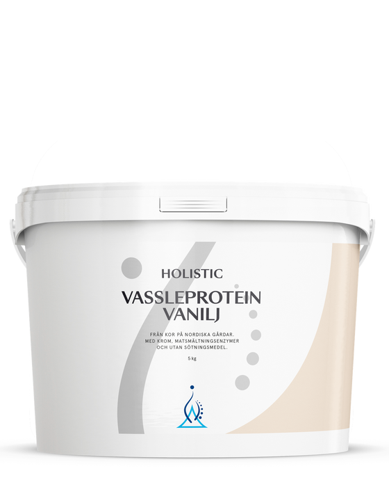 Holistic Vassleprotein vanilj 5 kg