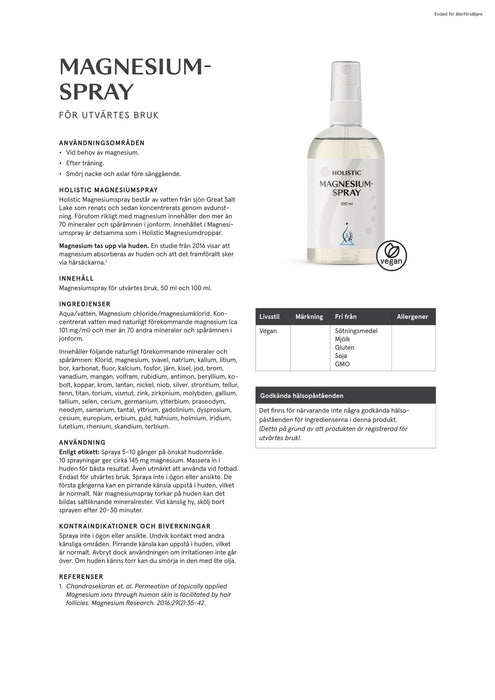 Holistic Magnesiumspray 100 ml