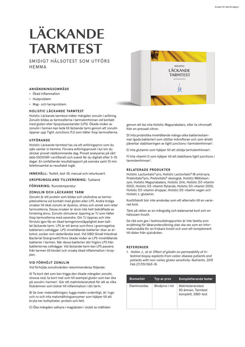 Holistic Läckande tarmtest