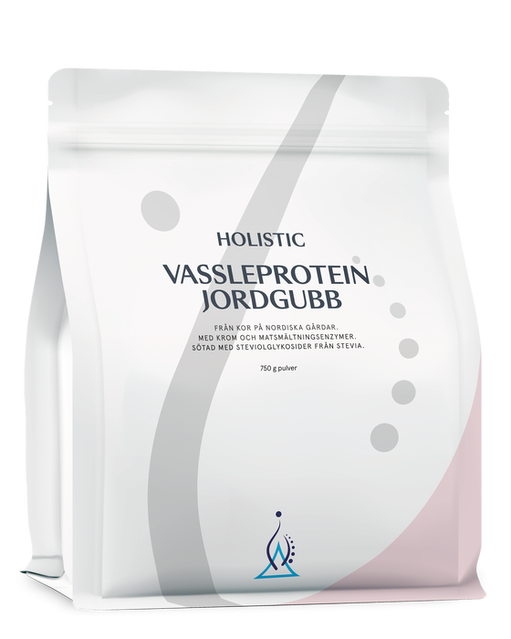 Holistic Vassleprotein jordgubb 750 g