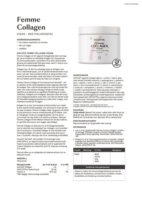 Holistic Femme Collagen vegan 150 g