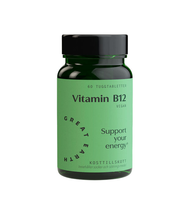 Great Earth Vitamin B-12 500 mcg 60 tabletter