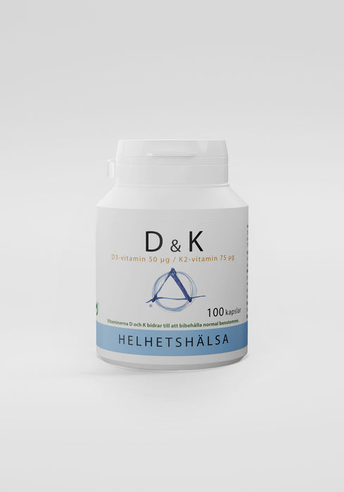 Helhetshälsa D & K 100 kapslar