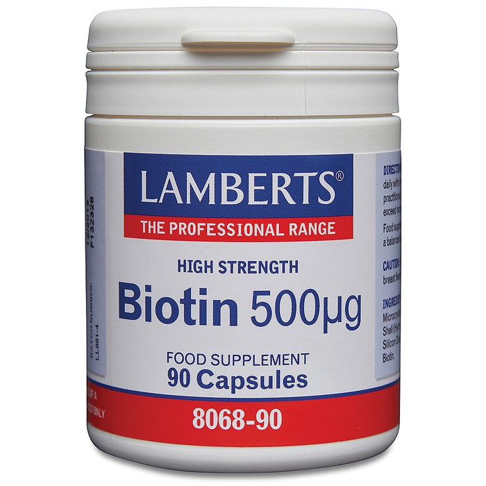Lamberts Biotin enkel 500 µg, 90 kapslar