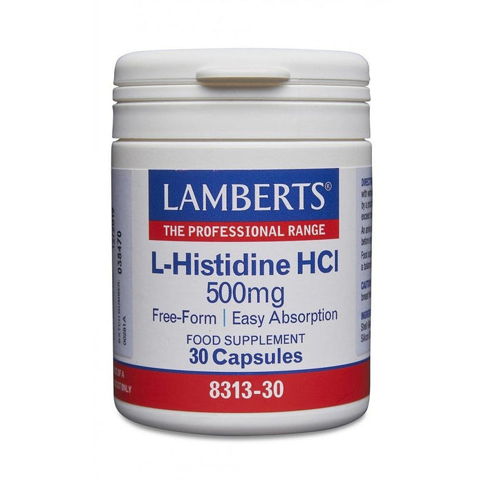 Lamberts L-Histidin 500 mg 30 kapslar