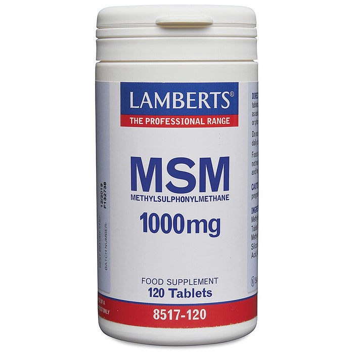 Lamberts MSM 1000mg 120 tabletter