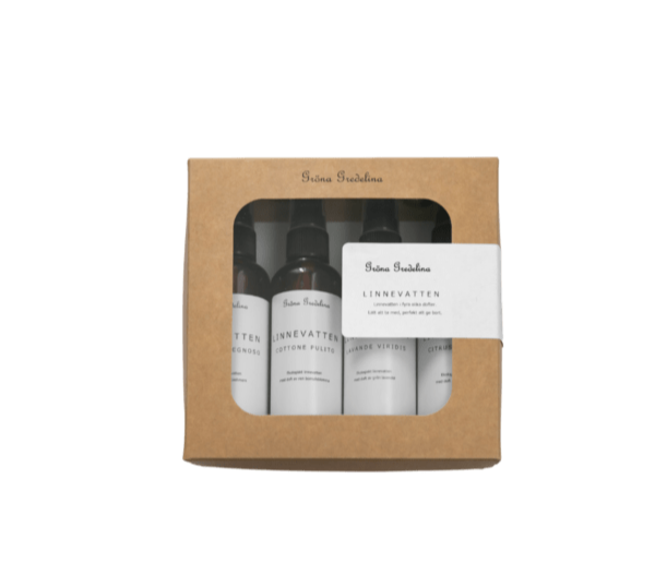Gröna Gredelina Linnevatten 4-pack Gåvoset 100 ml x 4
