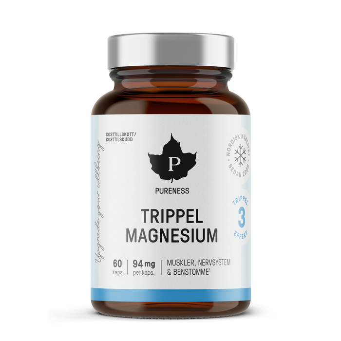 Pureness Trippel Magnesium - 60 kapslar
