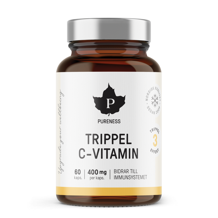 Pureness Trippel C-vitamin - 60 kapslar