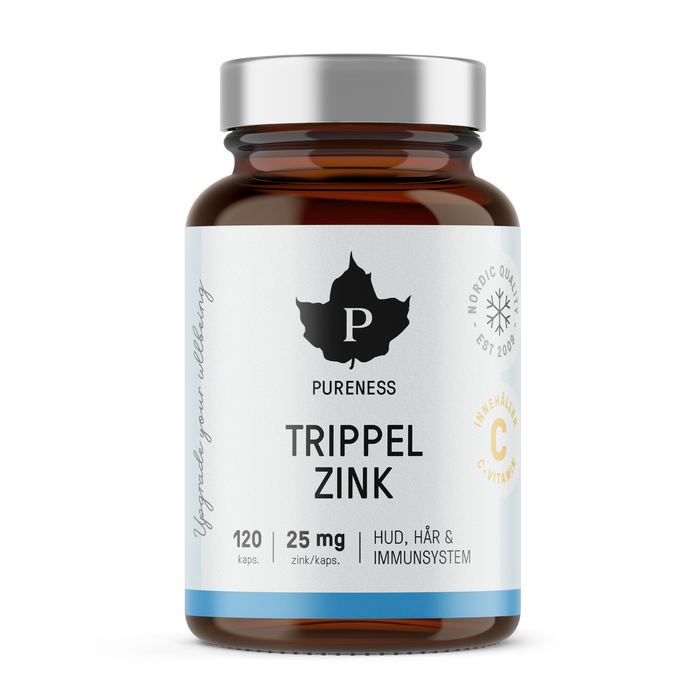 Pureness Trippel Zink - 120 kapslar