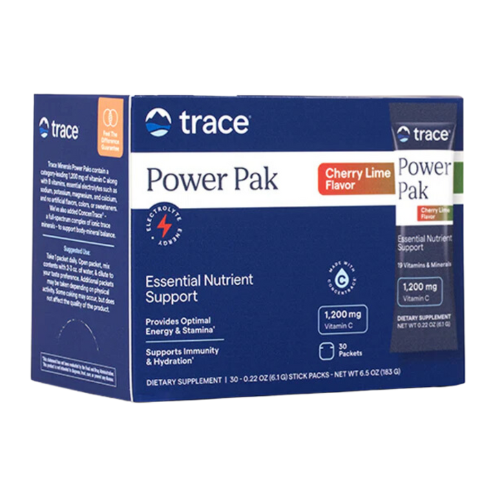 Trace Minerals Electrolyte Stamina Power Pak NON-GMO Concord Grape 30 packets