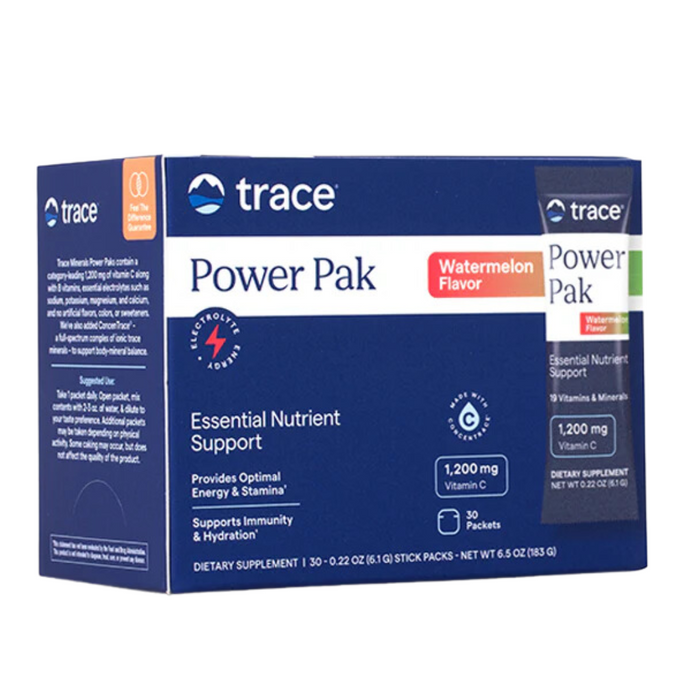 Trace Minerals Electrolyte Stamina Power Pak NON-GMO Watermelon 30 packets