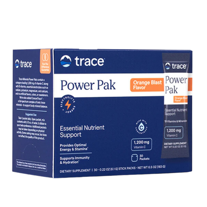 Trace Minerals Elektrolyte Stamina Power Pak Non-GMO Orange 30 packets