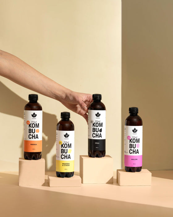 Pureness Ekologisk Kombucha Cola 400 ml x 12st