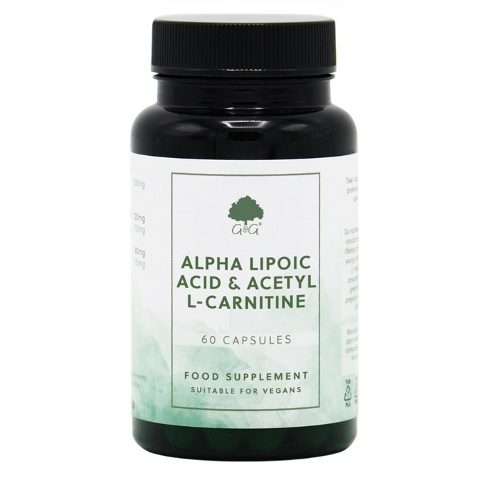 G&G Vitamins Alpha Lipolic Acid and Acetyl L-Carnitine 60 kapslar