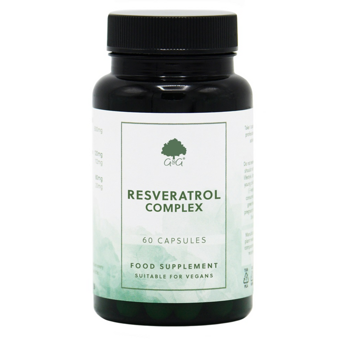 G&G Vitamins Resveratrol complex 60 kapslar