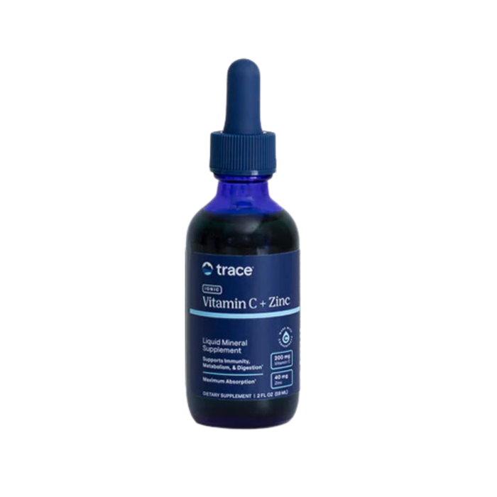 Trace Minerals Liquid Ionic Vitamin C + Zink 2 oz 59 ml