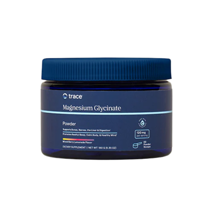 Trace Minerals Magnesium Glycinate Powder Berry Lemonade 180 gram