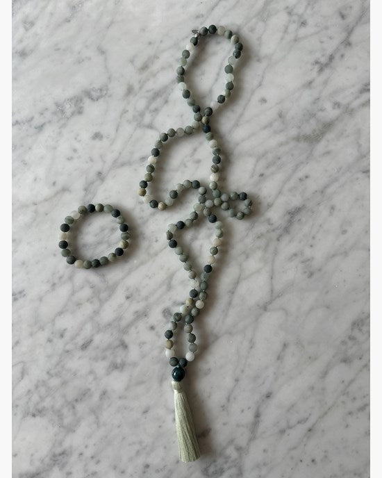 Yogiraj Mala kit, Moss green