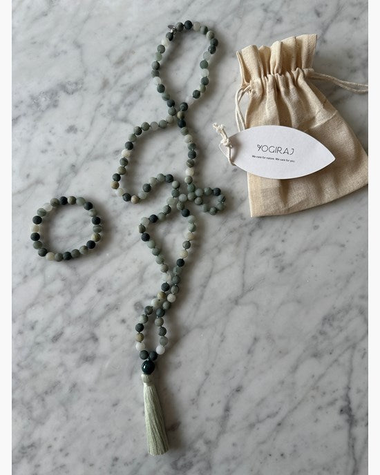 Yogiraj Mala kit, Moss green