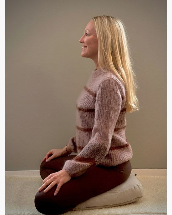 Yogiraj Meditationskudde Infinity, Misty greige - Ulrica Norberg x Yogiraj