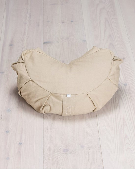Yogiraj Meditationskudde Meditation cushion, crescent, Beach Beige