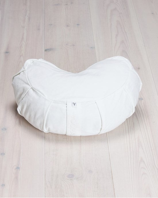 Yogiraj Meditationskudde Meditation cushion, crescent, Birch White