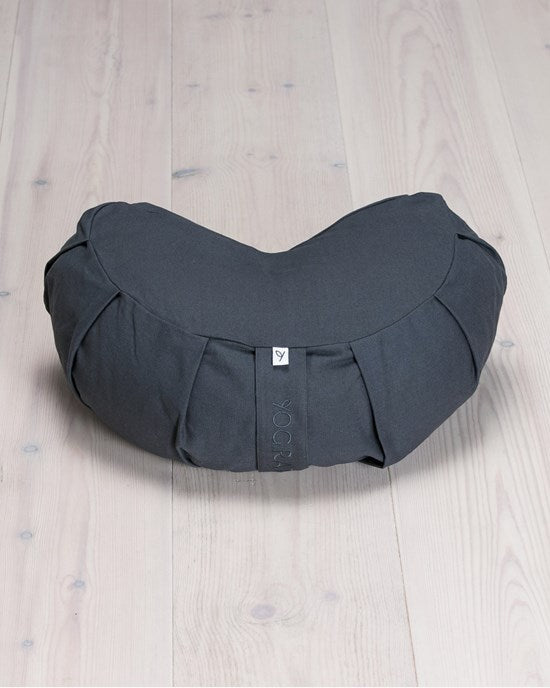 Yogiraj Meditationskudde Meditation cushion, crescent, Graphite Grey