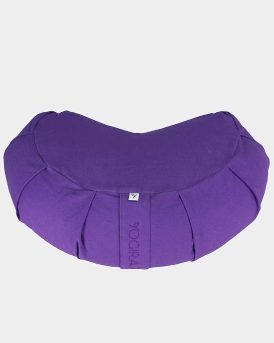 Yogiraj Meditationskudde Meditation cushion, crescent, Lila