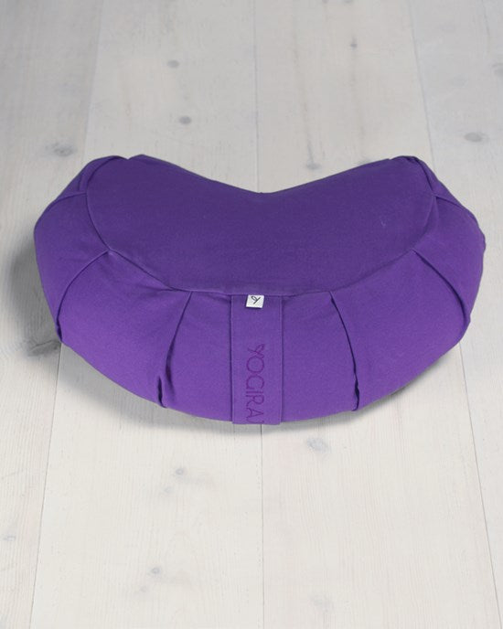 Yogiraj Meditationskudde Meditation cushion, crescent, Lila