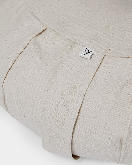 Yogiraj Meditationskudde Meditation cushion, crescent, Natural