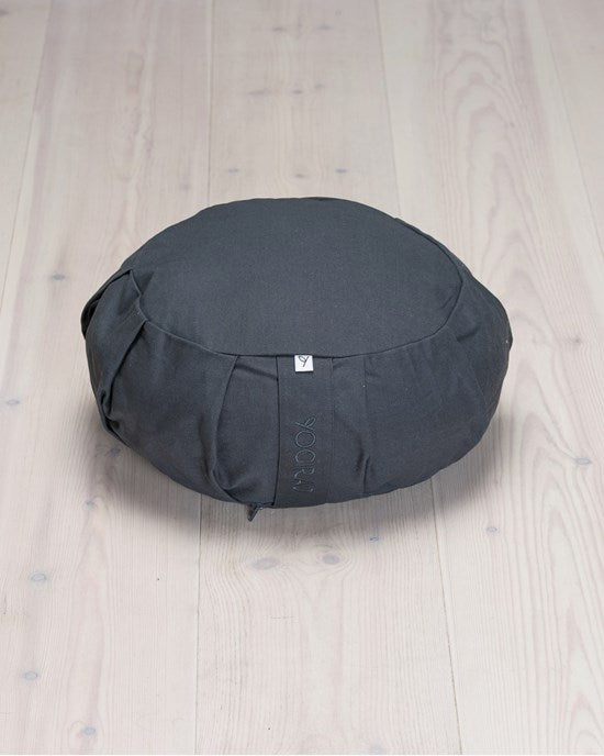 Yogiraj Meditationskudde Meditation cushion, round, Graphite Grey
