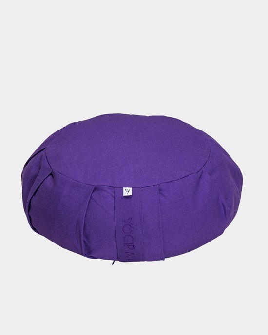 Yogiraj Meditationskudde Meditation cushion, round, Lila