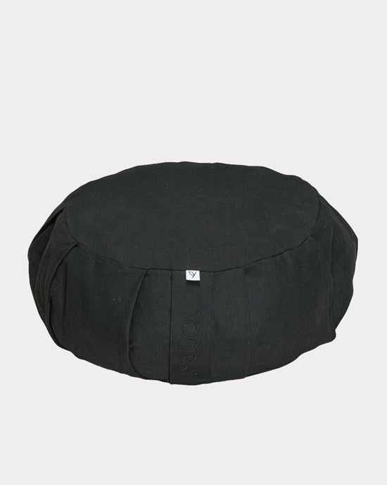 Yogiraj Meditationskudde Meditation cushion, round, Midnight Black