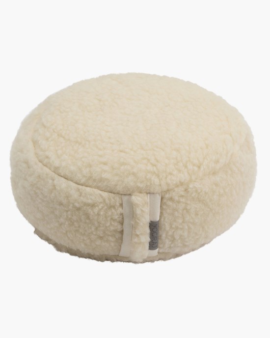 Yogiraj Meditationskudde ull Premium wool meditation cushion, Natural