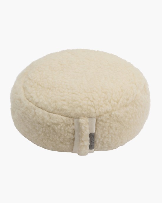 Yogiraj Meditationskudde ull Premium wool meditation cushion, Silver Grey