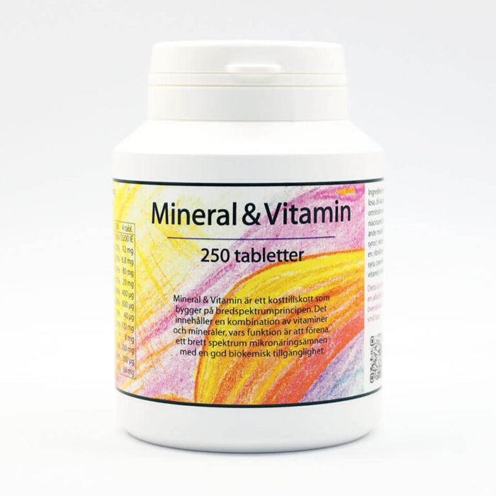 Derivata medicus Mineral & Vitamin 250 tabletter