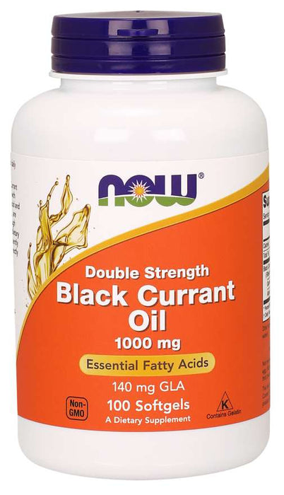 Now Foods Black Currant Oil Double Strength 1000 mg 100 Softgels