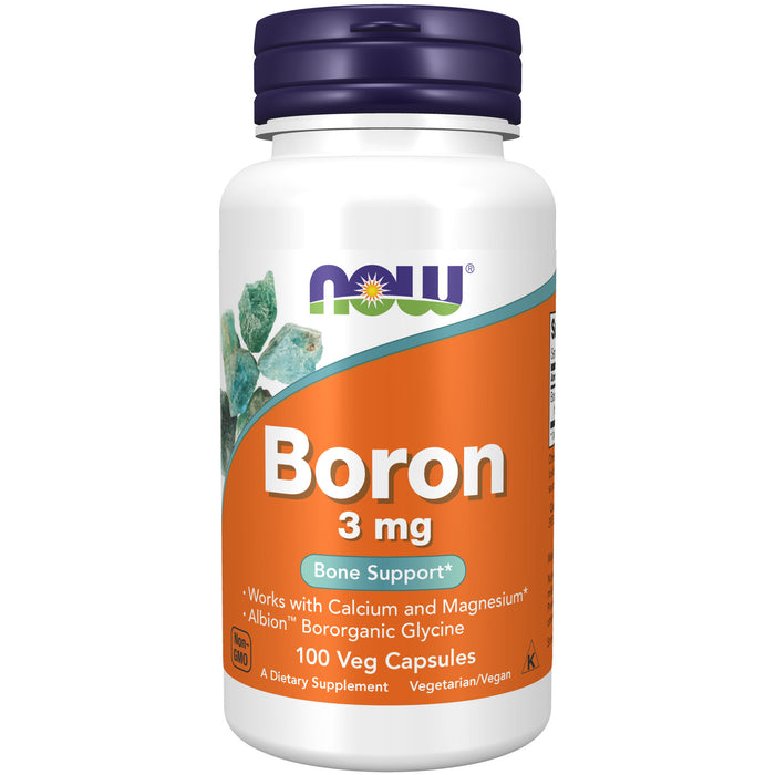 Now Foods Boron 3 mg 100 kapslar