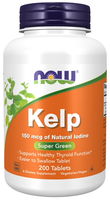 Now Foods Kelp Jod 200 tabletter